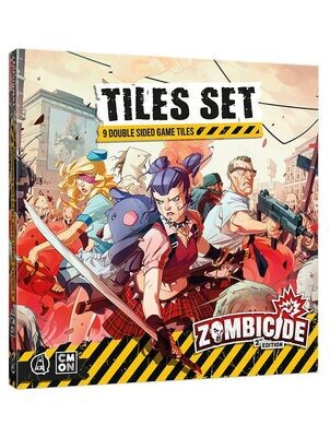 Zombicide 2nd Edition 9 Double-Sided Game Tiles Set