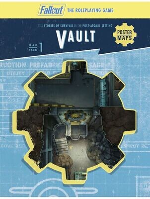 Fallout The Post-Nuclear Tabletop Roleplaying Game Map Pack 1 Vault