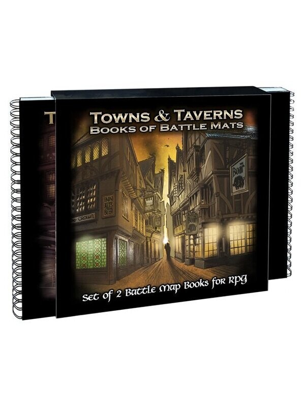 Towns & Taverns Books Of Battle Mats Towns & Taverns Books Of Battle Mats