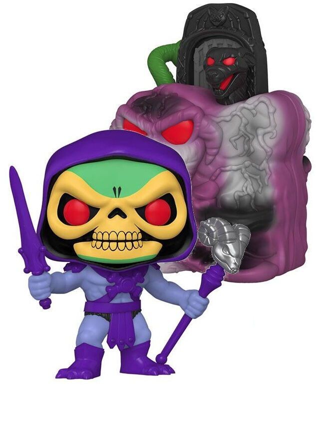 Masters Of The Universe POP! Town Vinyl Figure Snake Mountain With Skeletor