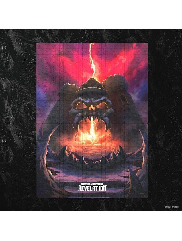 Masters Of The Universe Revelation Jigsaw Puzzle Castle Grayskull (1000 Pieces)