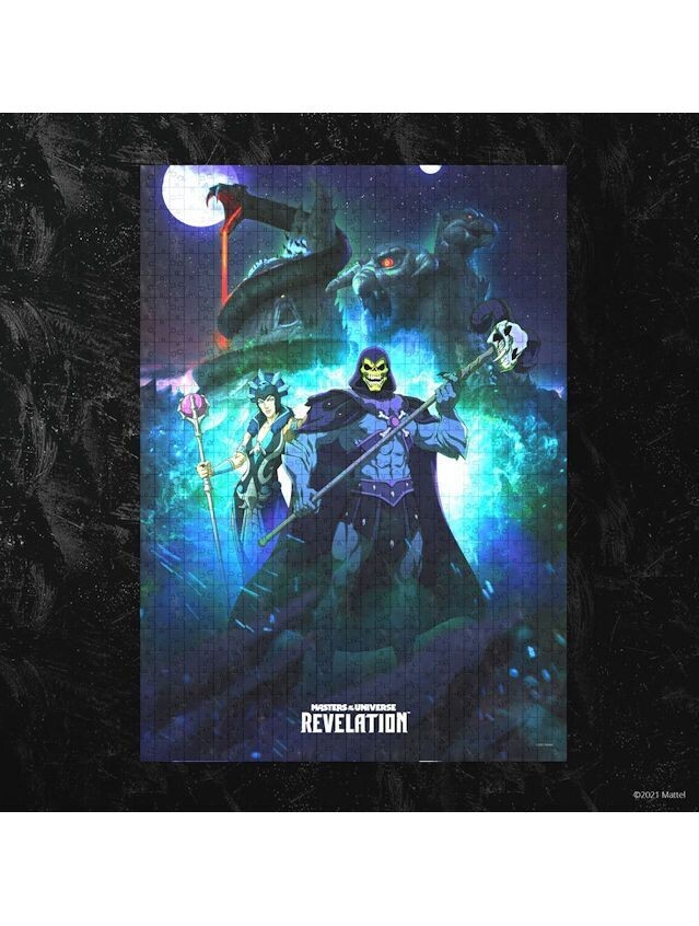 Masters Of The Universe Revelation Jigsaw Puzzle Skeletor And Evil-Lyn (1000 Pieces)