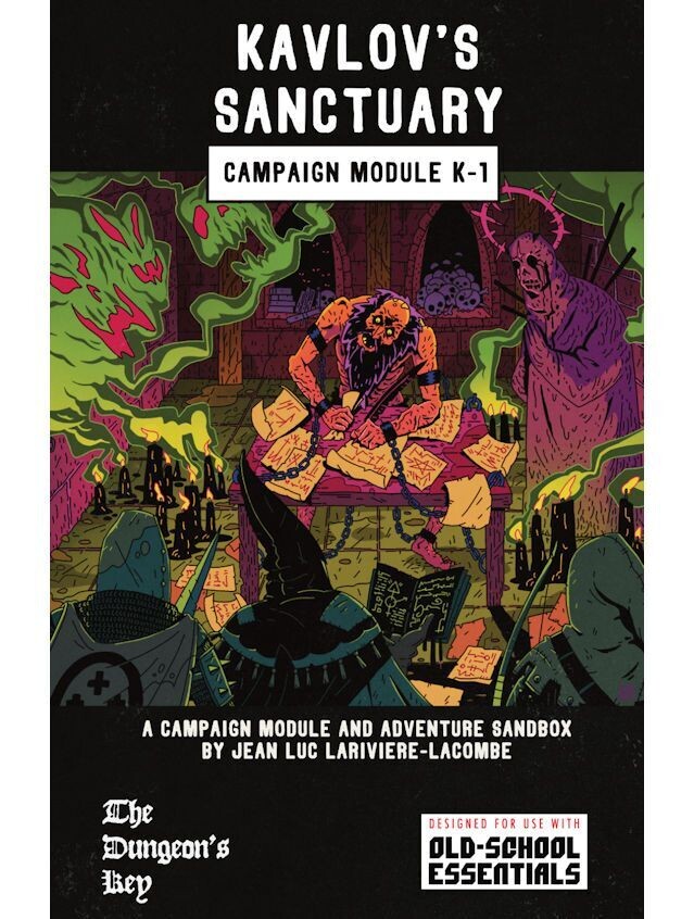 Old-School Essentials Campaign Module K-1 Kavlov's Sanctuary