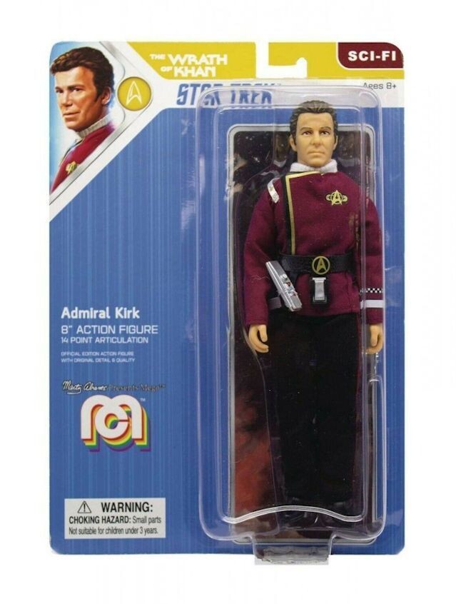 Star Trek The Wrath Of Khan Admiral Kirk 8" Action Figure