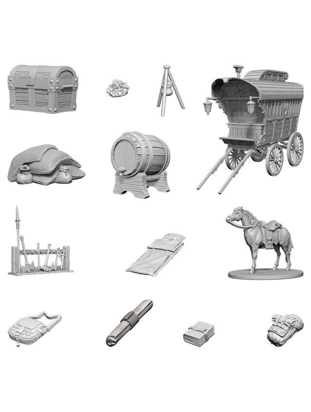 Dungeons & Dragons Nolzur's Marvelous Miniatures Adventurer's Campsite