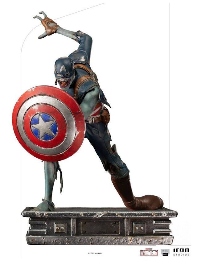 Marvel What If...? BDS Art Scale Statue 1/10 Captain America Zombie