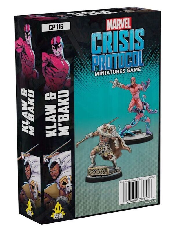 Marvel Crisis Protocol Klaw & M'Baku Marvel Crisis Protocol Klaw & M'Baku