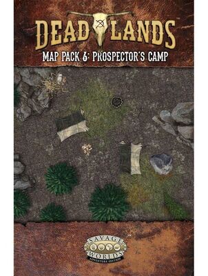 Savage Worlds Deadlands The Weird West Map Pack 6 Prospector's Camp