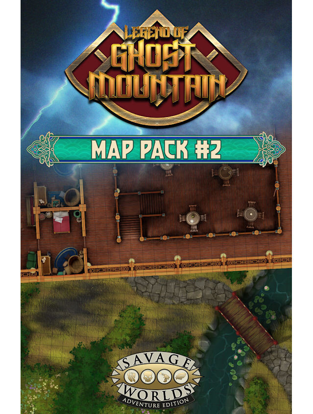 Savage Worlds Legend Of Ghost Mountain Map Pack 2 Oxherd’s Ring & Deadly Garden