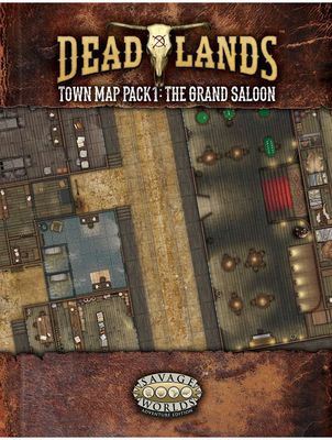 Savage Worlds Deadlands The Weird West Map Pack 1 Grand Saloon