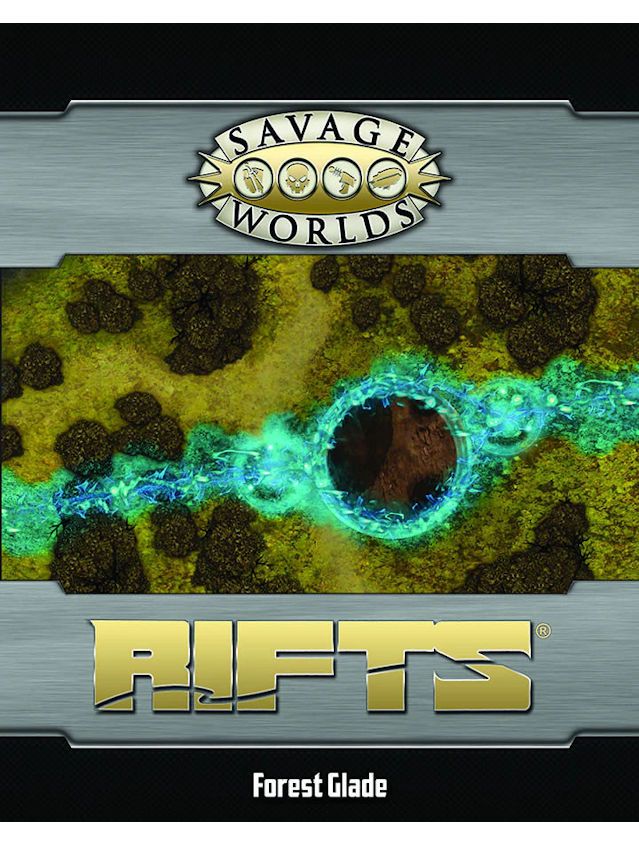 Savage Worlds Rifts Combat Map Pack 2 Forest Glade & Nexus Point