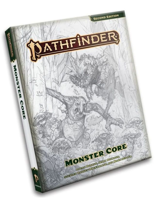 Pathfinder RPG Monster Core Sketch Cover