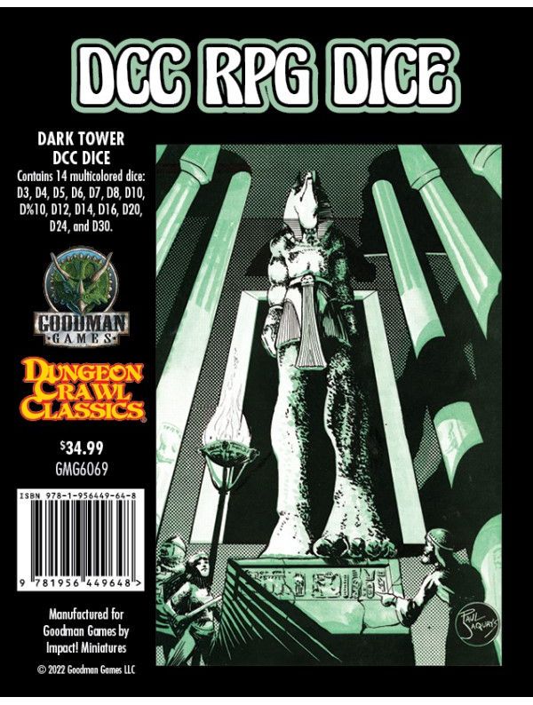 Dungeon Crawl Classics DCC Dice Dark Tower