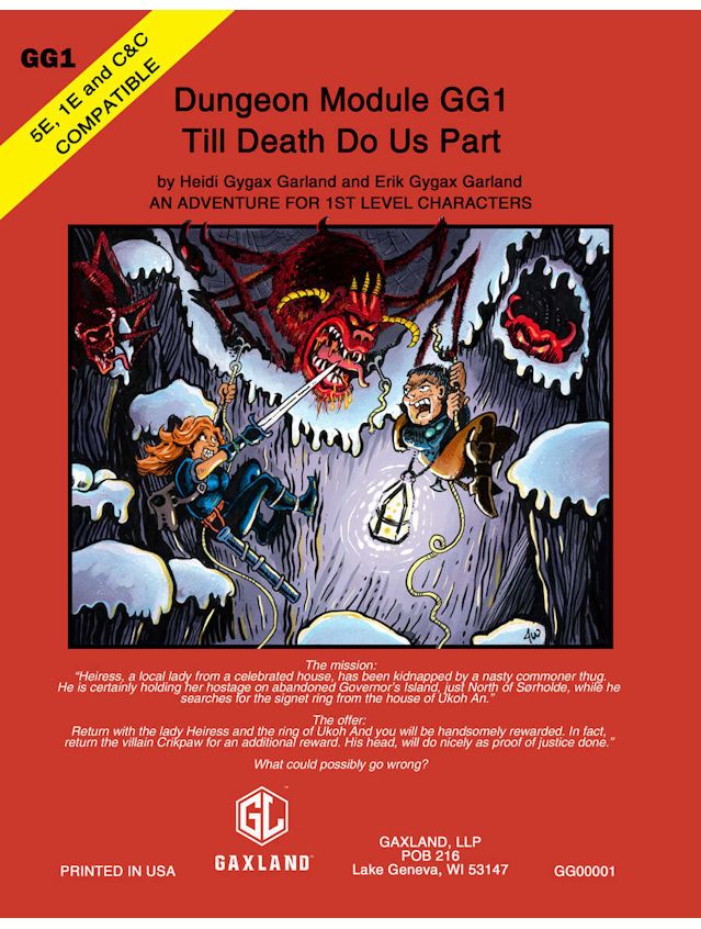 Dungeon Module GG1 Till Death Do Us Part (5E 1E C&C)