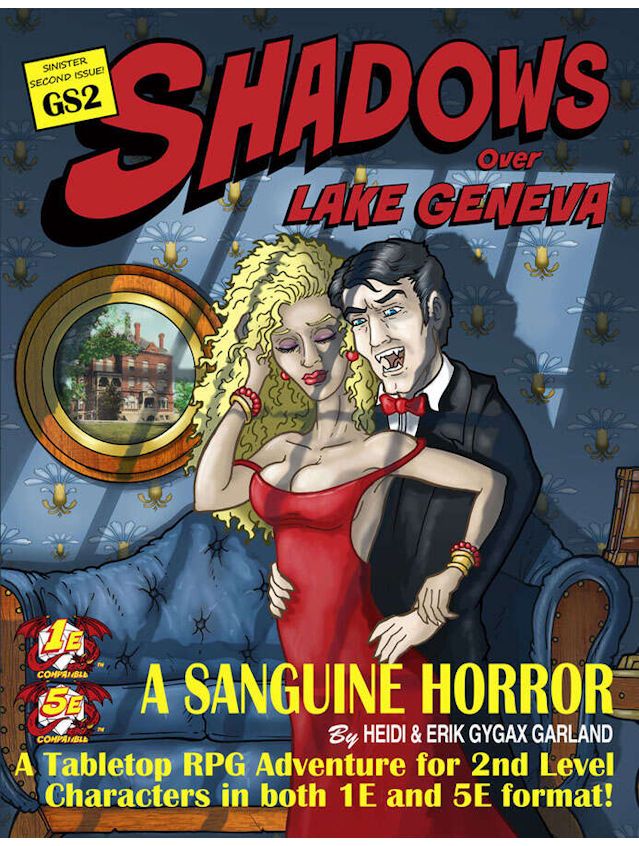 Dungeon Module GS2 Shadows Over Lake Geneva A Sanguine Horror (5E 1E)