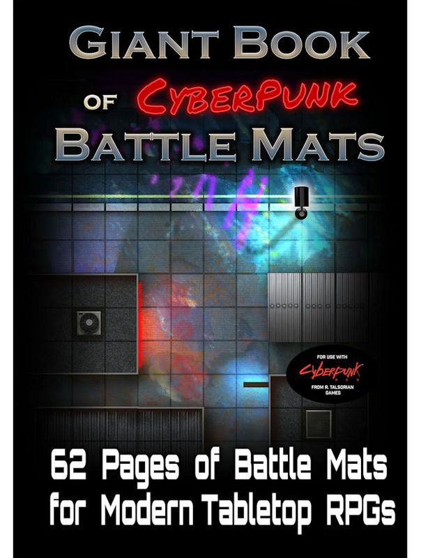 Giant Book Of Cyberpunk Battle Mats Giant Book Of Cyberpunk Battle Mats