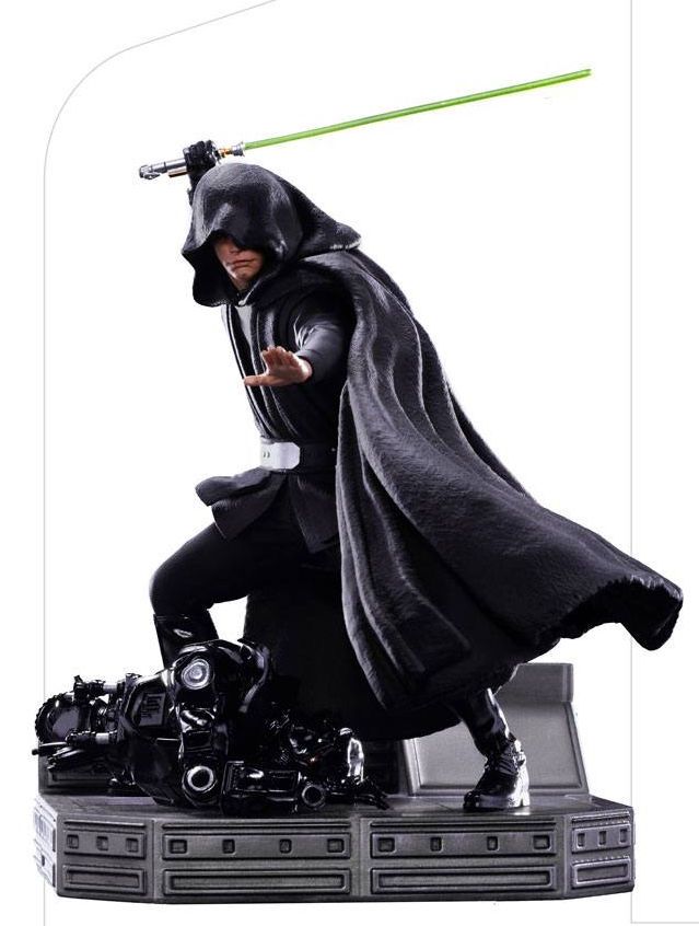 Star Wars The Mandalorian BDS Art Scale Statue 1/10 Luke Skywalker Combat Version
