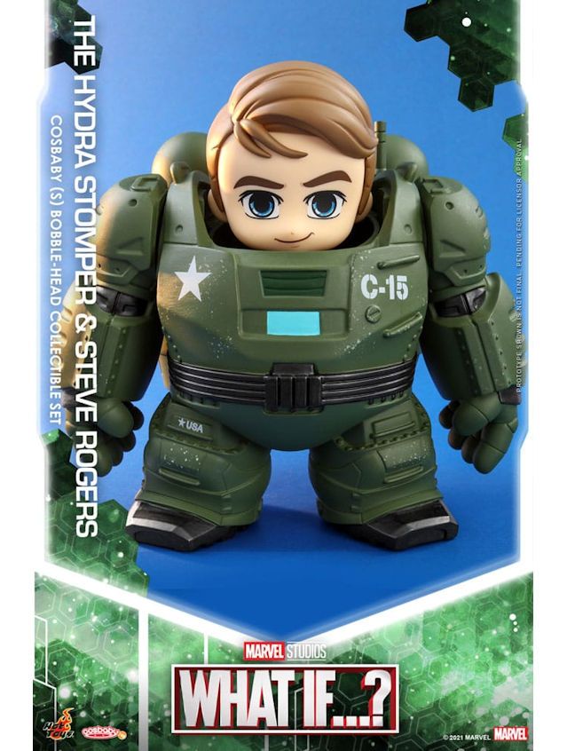 What If...? Cosbaby (S) Mini Figures Hydra Stomper & Steve Rogers