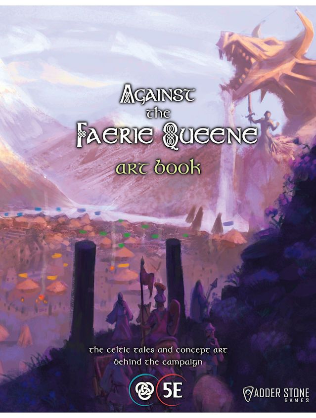 Legends Of Avallen Against The Faerie Queene Campaign Book Art Book