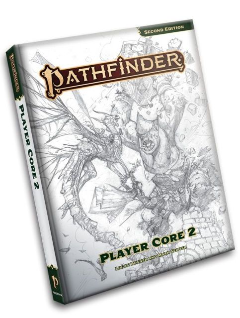 Pathfinder RPG Player Core 2 Sketch Cover