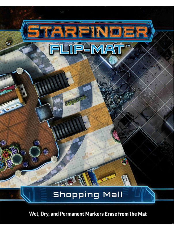 Starfinder RPG Flip-Mat Basic Shopping Mall Starfinder RPG Flip-Mat Basic Shopping Mall