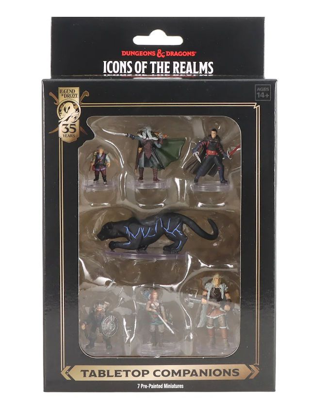 Dungeons & Dragons Icons Of The Realms The Legend Of Drizzt 35th Anniversary Tabletop Companions Boxed Set
