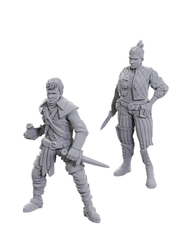 Wizkids Deep Cuts Unpainted Miniatures Cutpurses (Wave 23)