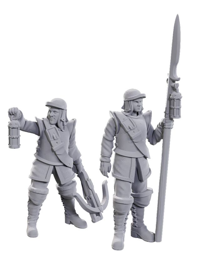 Wizkids Deep Cuts Unpainted Miniatures Roadwardens (Wave 23)