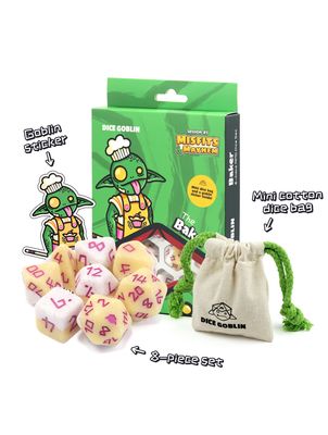 Dice Goblin Session #1 8-Piece RPG Dice Det The Baker