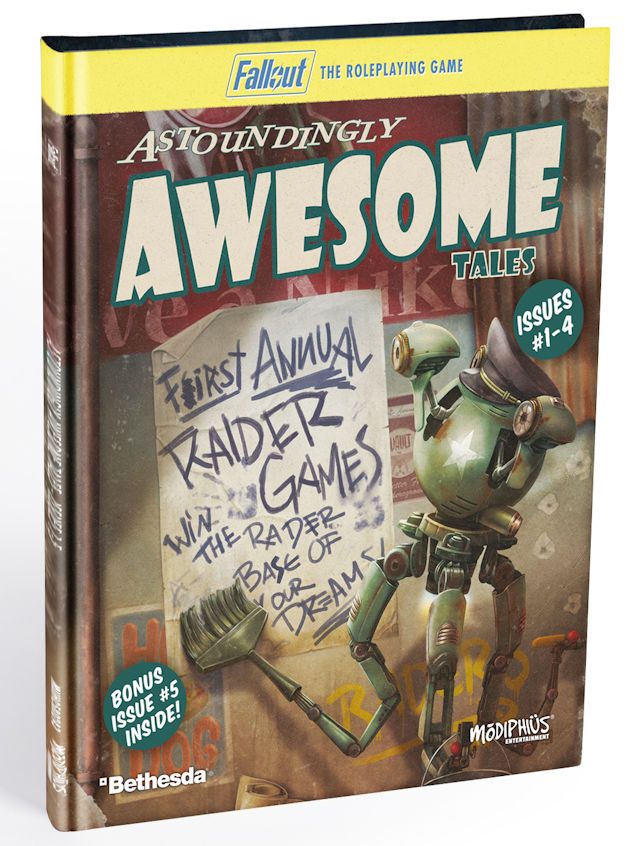 Fallout The Post-Nuclear Tabletop Roleplaying Game Astoundingly Awesome Tales 1 - 4 + Bonus