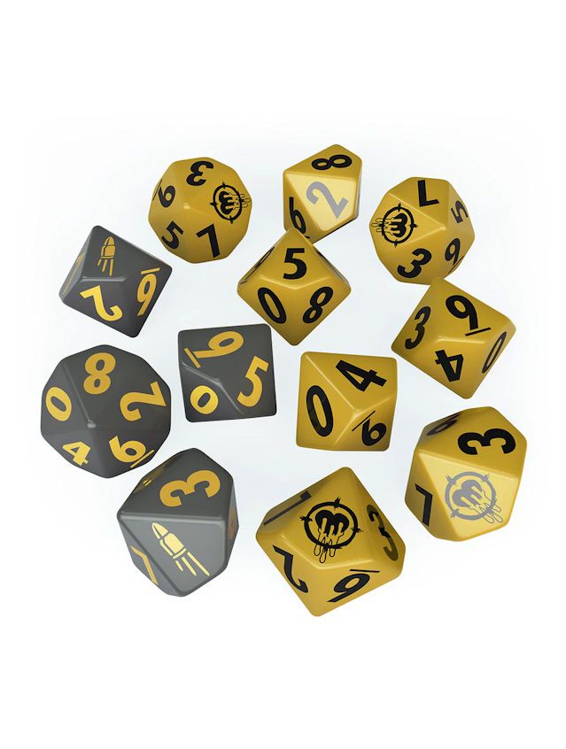 Fallout Factions Miniatures Game The Operators Dice Set