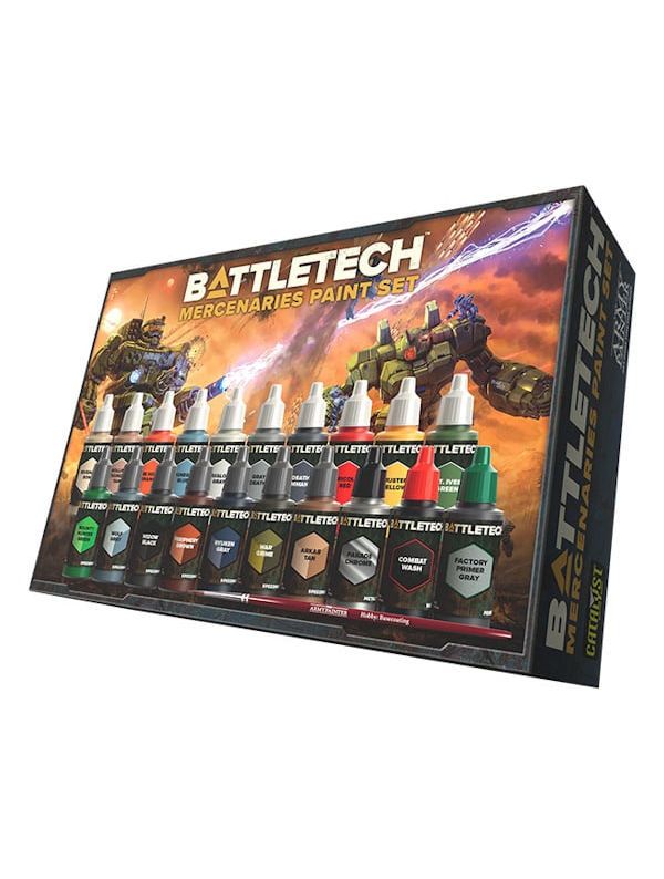Battletech Mercenaries Paint Set