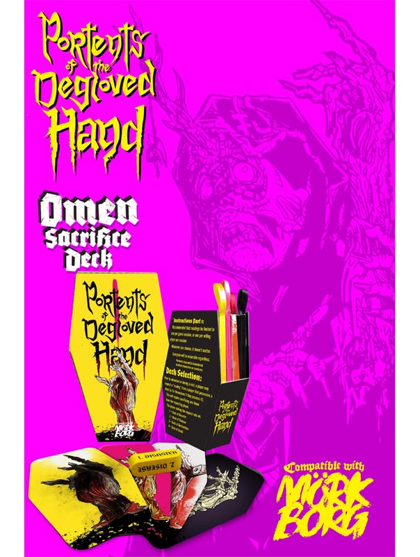 Mork Borg Portents Of The Degloved Hand Standard Edition