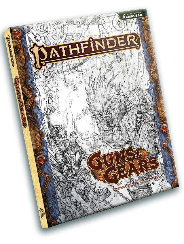 Pathfinder RPG Guns & Gears (Remastered) Sketch Cover