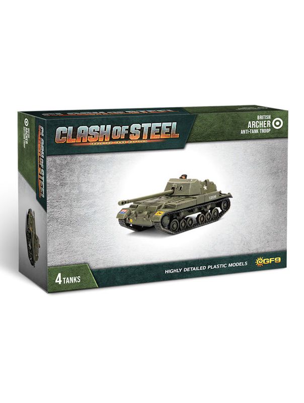 Clash Of Steel British Archer Anti-Tank Troop (x4 Plastic)