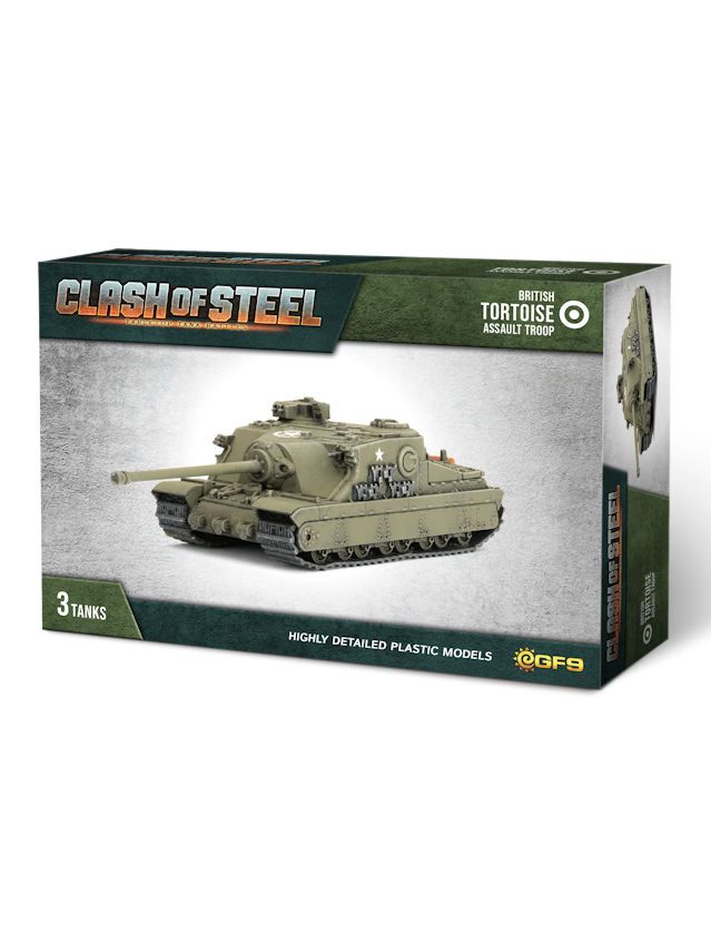 Clash Of Steel British Tortoise Assault Tank Troop (x3 Plastic)