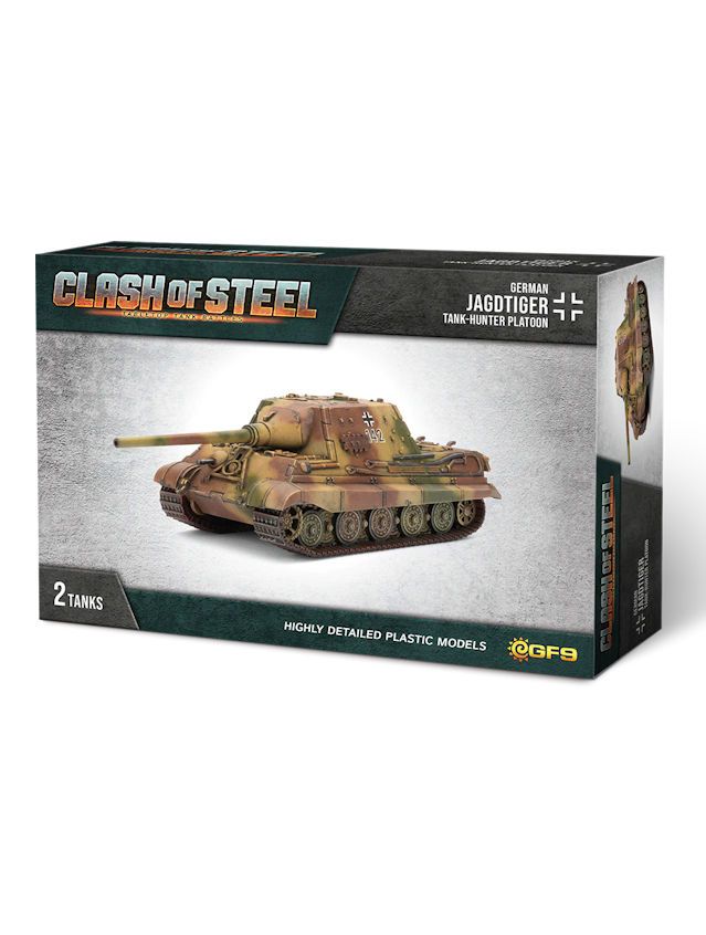 Clash Of Steel German Jagdtiger Tank-hunter Platoon (x2 Plastic)