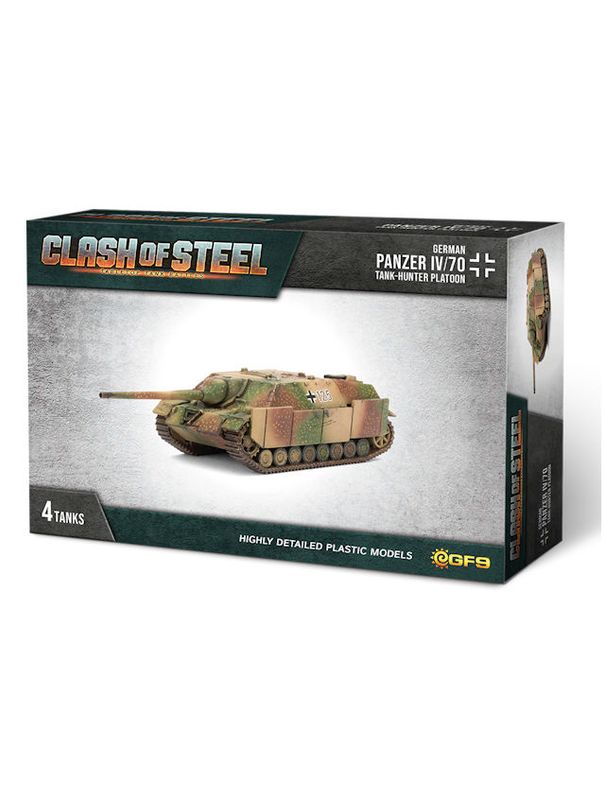 Clash Of Steel German Panzer IV/70 Tank-Hunter Platoon (x4 Plastic)