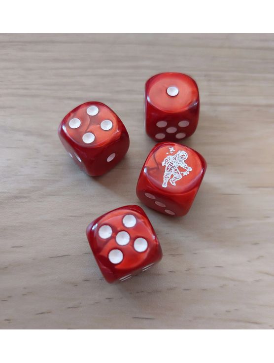 Orbital Blues 4 Dice Set
