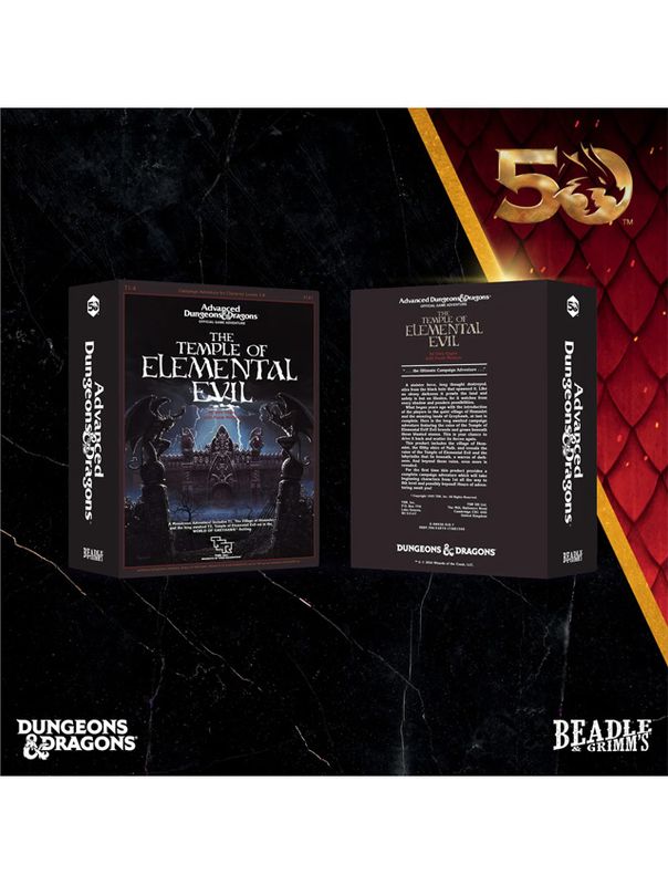 Dungeons & Dragons Classic Module Dice Set Temple Of Elemental Evil