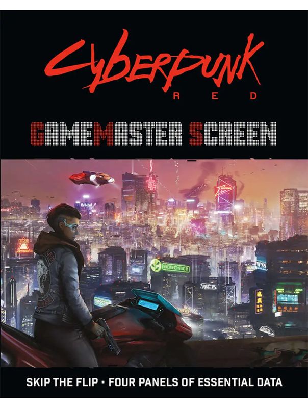 Cyberpunk Red Gamemaster Screen