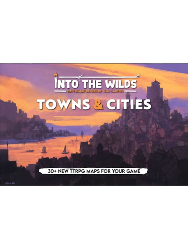 Into The Wilds Battlemap Vol 3 Towns And Cities