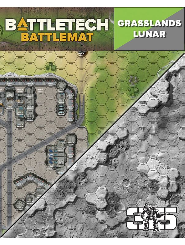 Battletech Grasslands Lunar Battle Mat