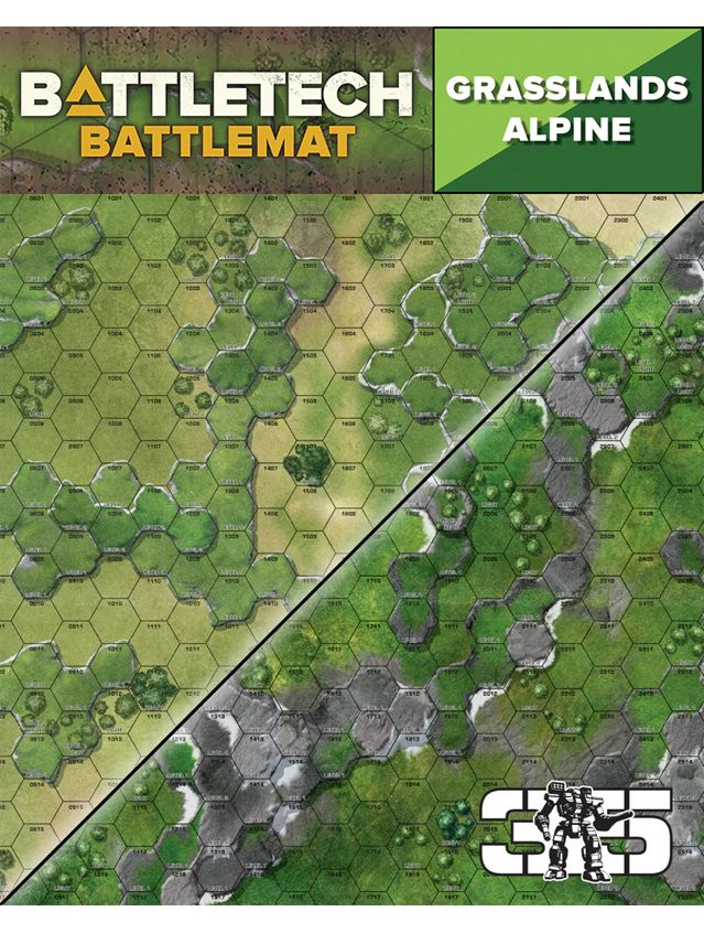 Battletech Grasslands Alpine Battle Mat