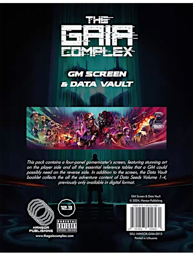 The Gaia Complex GM Screen & Data Vault