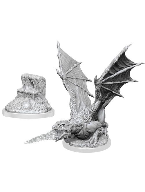 Dungeons & Dragons Nolzur's Marvelous Miniatures White Dragon Wyrmling (Wave 19)