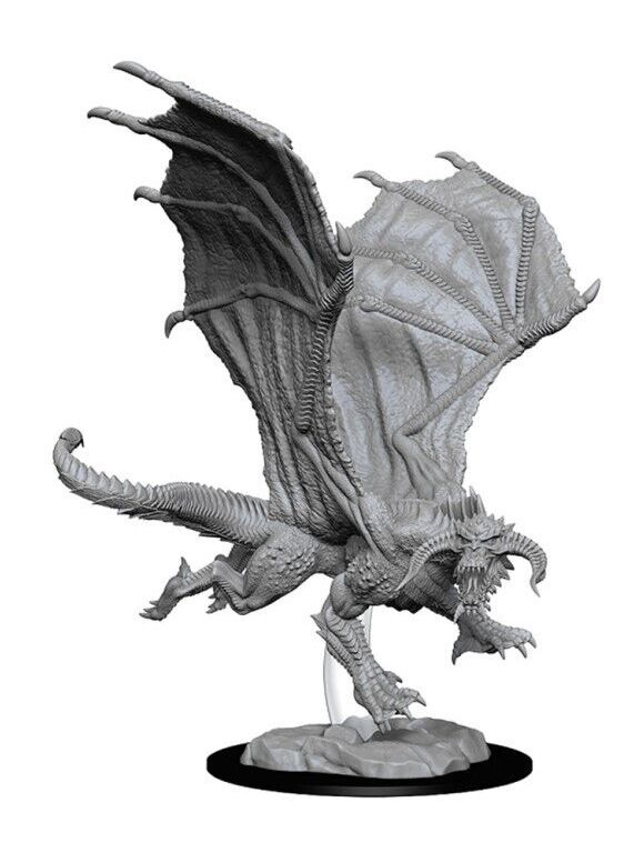 Dungeons & Dragons Nolzur's Marvelous Miniatures Young Black Dragon (Wave 8)