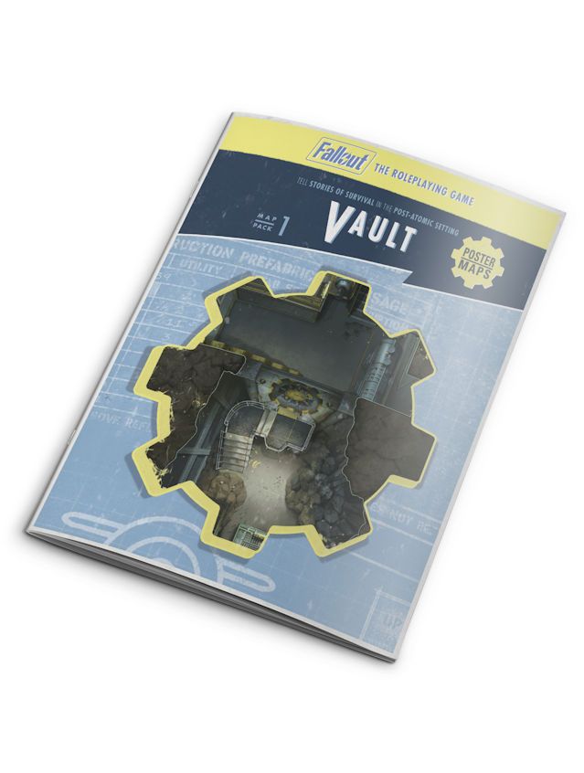 Fallout The Post-Nuclear Tabletop Roleplaying Game Map Pack 1 Vault