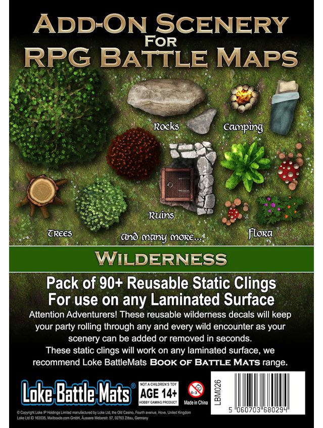 Battle Mats Add-On Scenery Pack Wilderness
