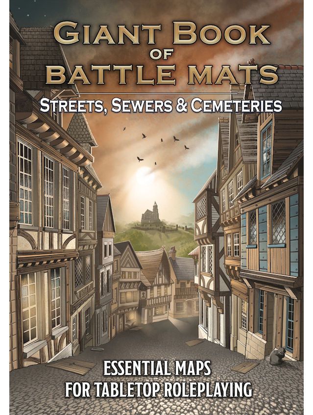 Giant Book Of Battle Mats Streets, Sewers & Cemeteries